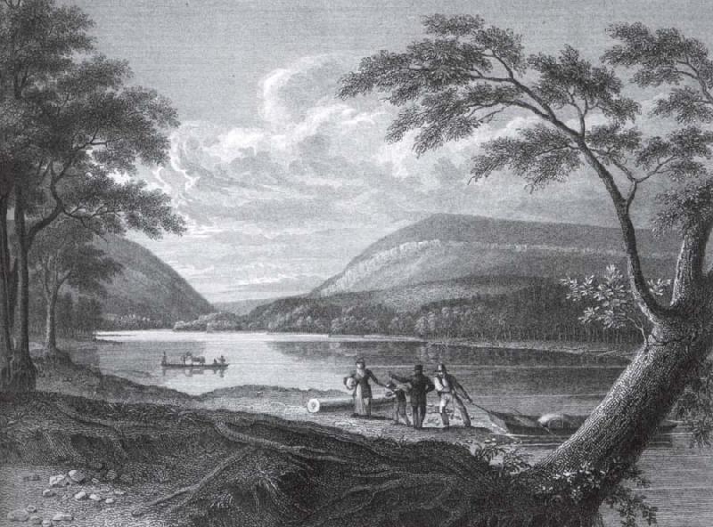 Asher Brown Durand Delaware Water Gap oil painting image